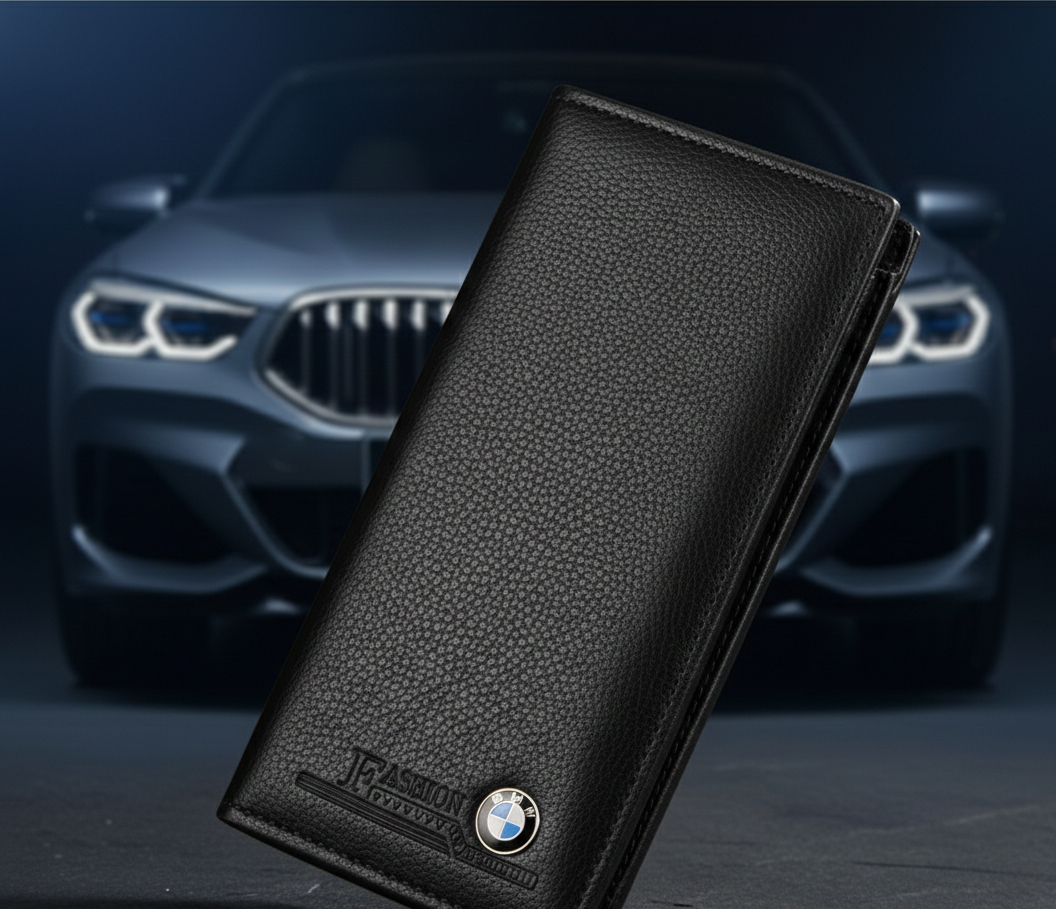 BMW Logo Long Wallet for Men