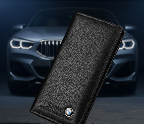 BMW Logo Long Wallet for Men
