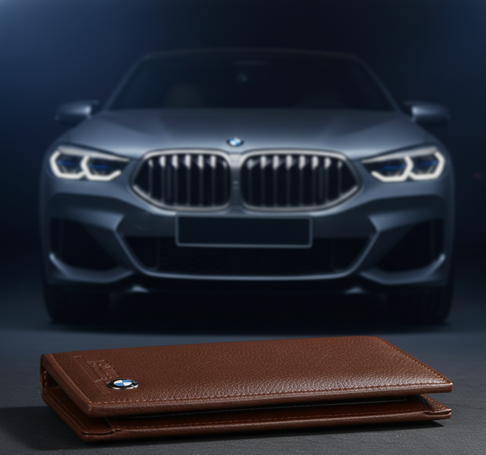 BMW Logo Long Wallet for Men