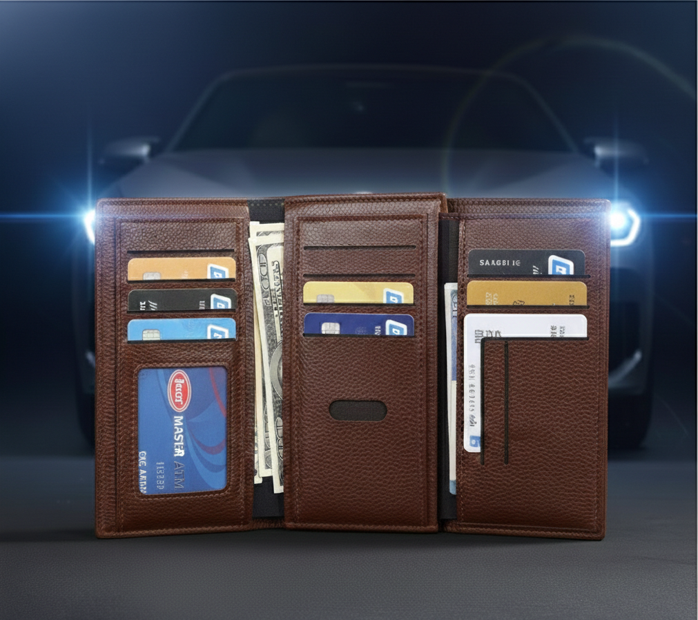 BMW Logo Long Wallet for Men